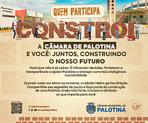 Publicidade Câmara de Vereadores de Palotina
